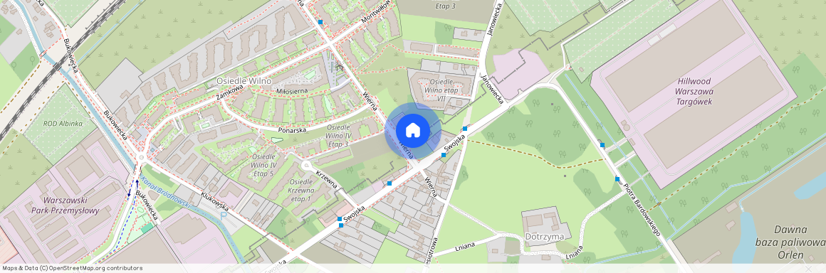 ul. Wierna, Elsnerów, Targówek, Warszawa, mazowieckie