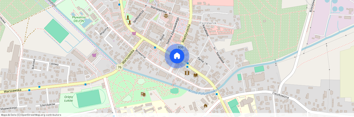 ul. Aleje Ryszarda Kaczorowskiego, Łuków, łukowski, lubelskie