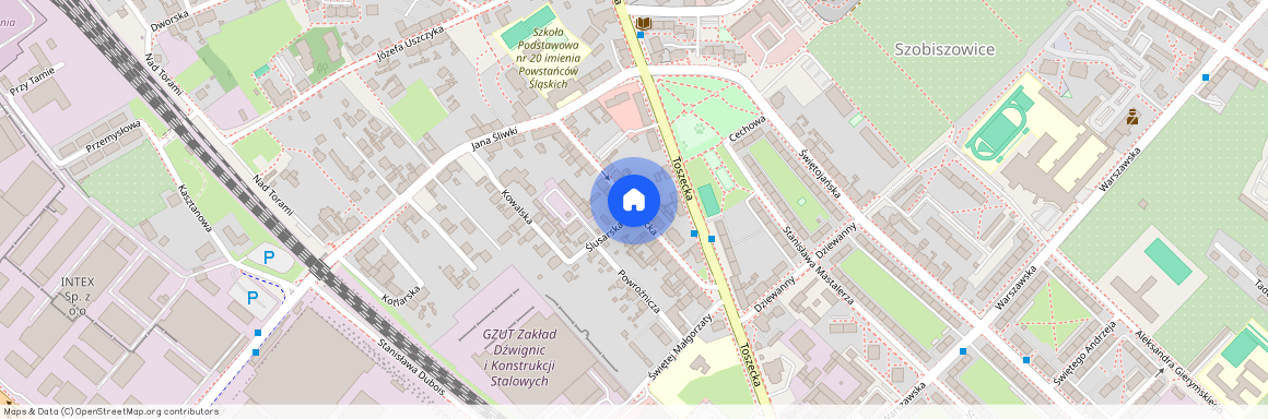 ul. Szobiszowicka, Szobiszowice, Gliwice, śląskie