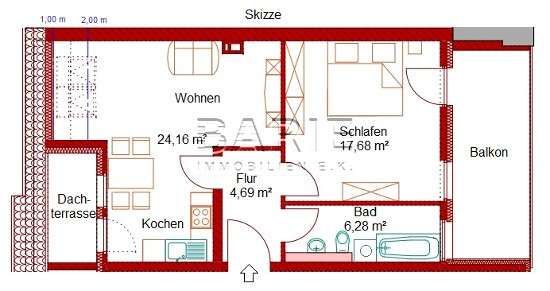 WEIT OBEN - mit Lift und großem Balkon - sonnige 2 Zimmer Wohnung - Photo 1