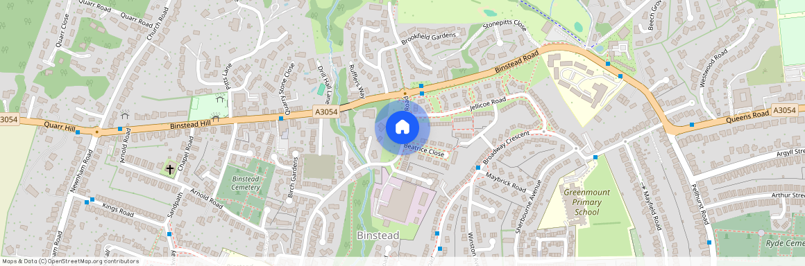 Ringwood Road, Binstead, Ryde, PO33