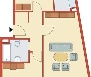 Mitten drin statt nur dabei: günstige 3-Zimmer-Wohnung (WBS) §88d e... - Photo 4