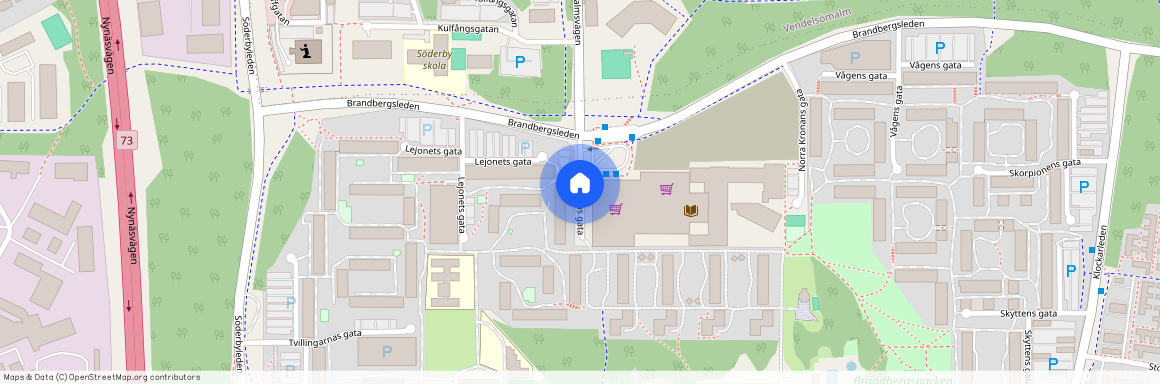 Jungfruns Gata 405, 136 60, Brandbergen