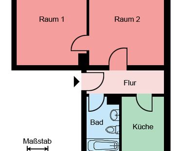 Stilvolle 2-Zimmer Wohnung in ruhiger Lage nähe Lendringsen - Foto 6