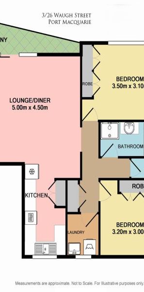 3/26 Waugh Street, Port Macquarie NSW 2444 - Apartment For Rent | Domain - Photo 1