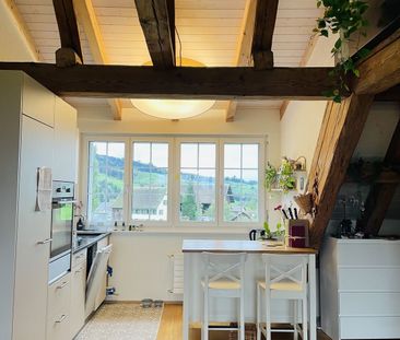 APPARTEMENT 1 PIÈCE MANSARDÉ À HÜTTEN (ZH), MEUBLÉ, TEMPORAIRE - Foto 6