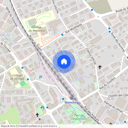 Rte du Tonkin 14A-B, 1870 MONTHEY