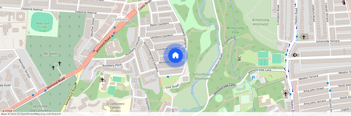 £95pppw - Wolseley Gdns - Jesmond, NE2