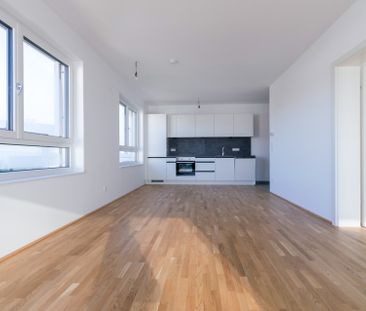 Schöne 2-Zimmer Neubauwohnung mit Tiefgaragenparkplatz und Küche! - Photo 2