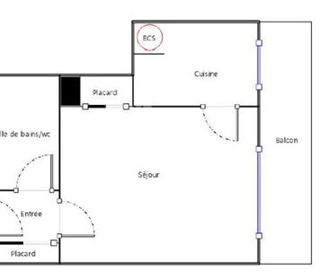 Location Appartement 1 pièce 32m² - Photo 6