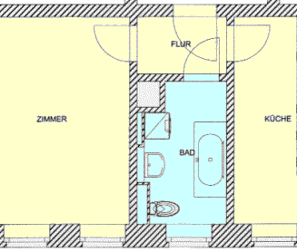 Gohlis-Süd – 1-Zimmerwohnung mit Laminatboden ! - Foto 5