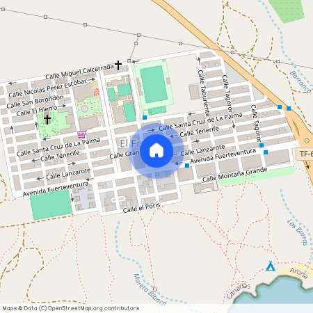 Lanzarote, Arona, Santa Cruz de Tenerife, See map