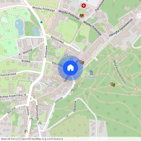 ul. Tadeusza Kościuszki, Szczawno-Zdrój, wałbrzyski, dolnośląskie