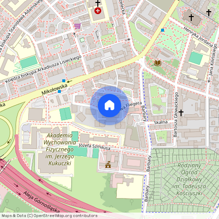ul. Stanisława Fliegera, Śródmieście, Katowice, śląskie