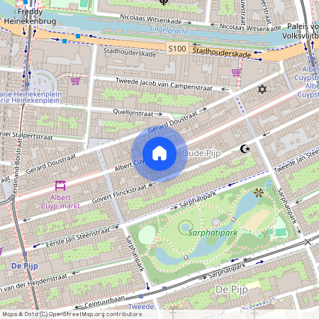 Albert Cuypstraat 164-E, Sarphatiparkbuurt, 1073BK, Amsterdam