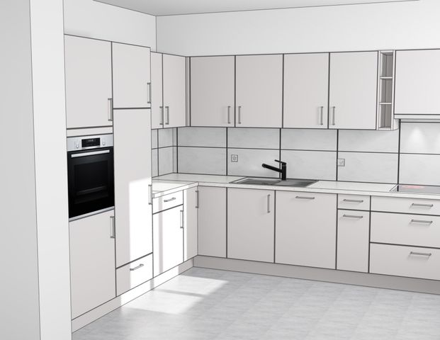 Numa-Droz 195, La Chaux-de-Fonds – Appartement 3 pièces Rez ouest - Photo 1