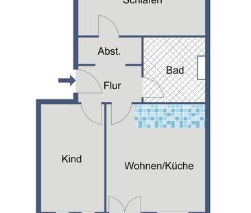 Klarer Grundriss für Singles und Paare - Photo 3