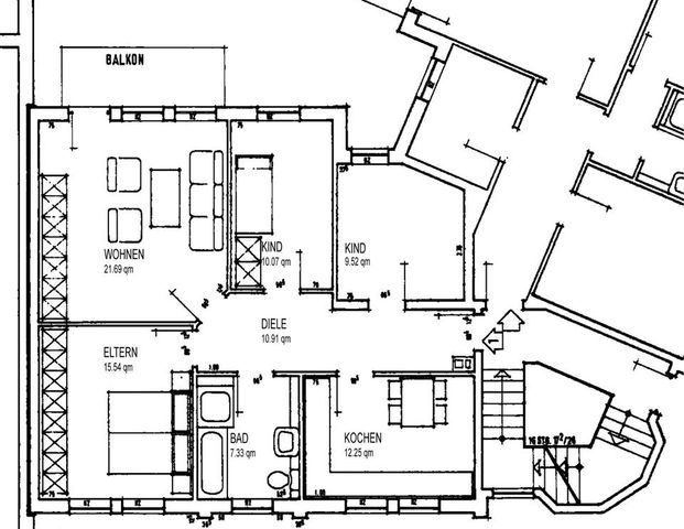 Zentrumsnahe 4-Zimmer-Wohnung mit Balkon in Iserlohn, mit WBS !!! - Photo 1