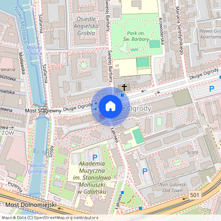 ul. Długie Ogrody, Śródmieście, Gdańsk, pomorskie