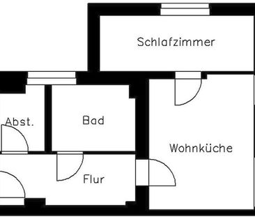 Wohnen im Grünen - Barrierefreie 2-Raum-Oase mit Charme - Photo 1
