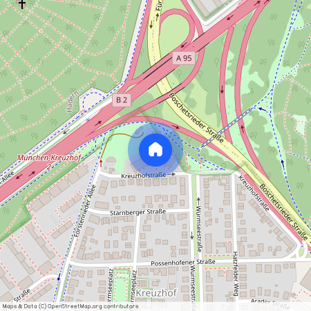 Kreuzhofstraße 10, 81476 München - Thalk.Obersendl.-Forsten-Fürstenr.-Solln