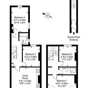 4 bedroom terraced house to rent - Photo 3
