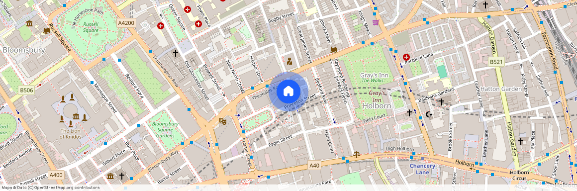 Red Lion Street, Bloomsbury, WC1R