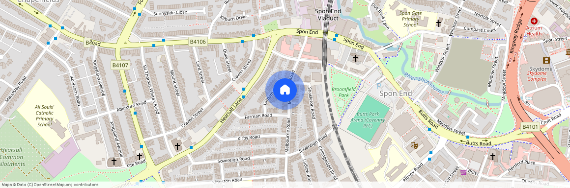 Melbourne Road, Earlsdon, Coventry, CV5