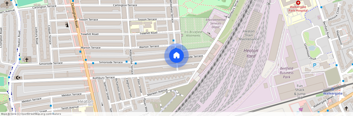 Simonside Terrace, Heaton