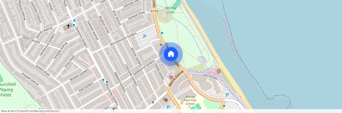 PENTHOUSE - Roxburgh Apartments, Whitley Bay, NE26