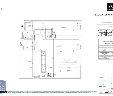 Appartement à louer 3 pièces 64.35m² - Photo 4