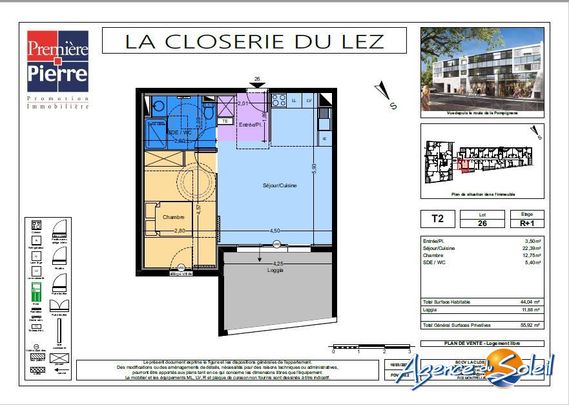 Location Appartement 2 pièces 44m² CASTELNAU LE LEZ 34170 - Photo 1