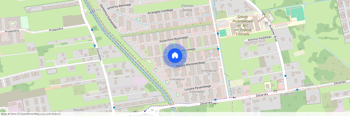 Warszawa Białołęka, Claudia Monteverdiego