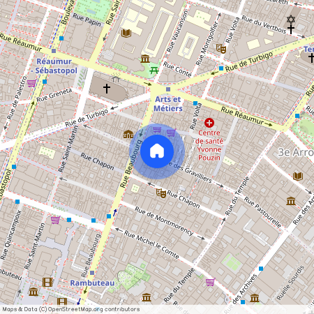 Rue des Gravilliers, Francja, Paris