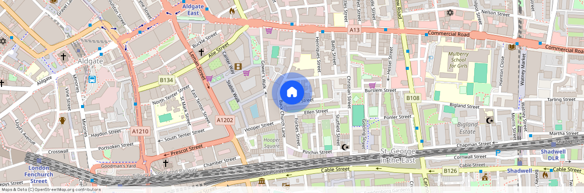 Back Church Lane, Aldgate, E1