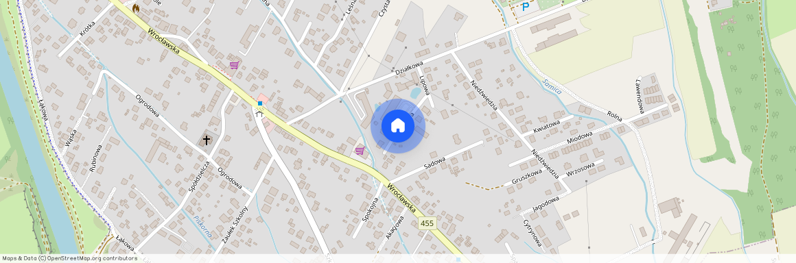 ul. Klonowa, Kamieniec Wrocławski, Czernica, wrocławski, dolnośląskie