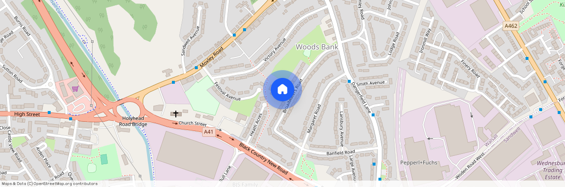 Broadwaters Avenue, Wednesbury