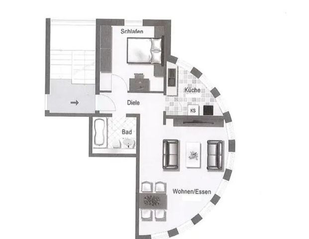 Single Appartment, 2-Zimmerwohnung, Marl Drewer Süd - Photo 1
