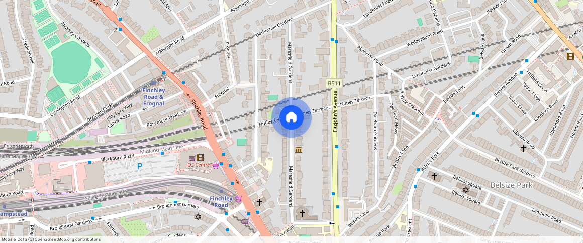 Maresfield Gardens, Hampstead NW3, London