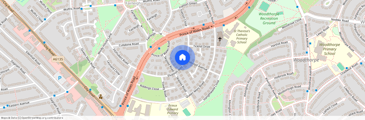 Prince's Gardens, Sheffield, S2