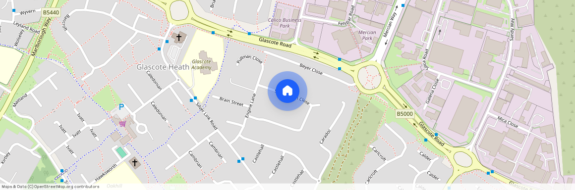 Stephenson Close, Glascote, B77