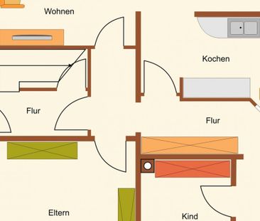 Erdgeschosswohnung mit Garten in Emsdetten-Hollingen! - Foto 1