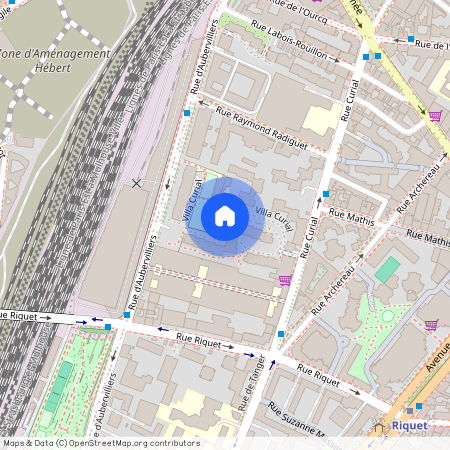 Building Rue Curial - full-concierge - 1285684 - PAR, Villa Curial, Paris