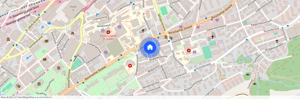 9000, St. Gallen, Antoniusstrasse