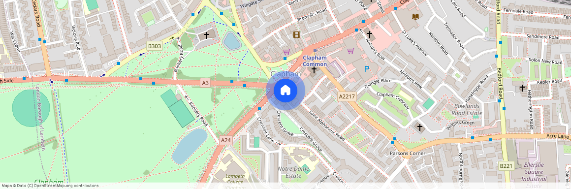 Clapham Common South Side, London SW4