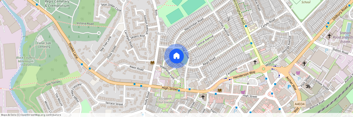 The Crescent, Rowley Regis B65