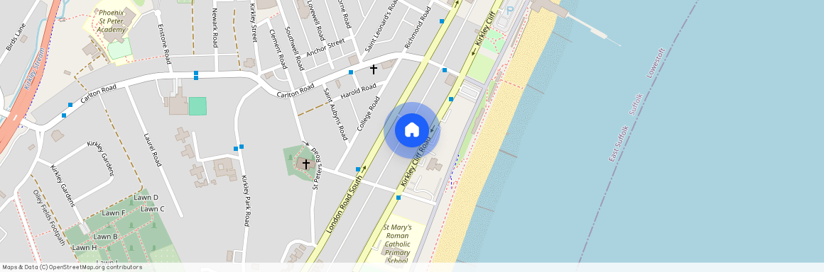 Banner Court, Lowestoft, Kirkley Cliff Road