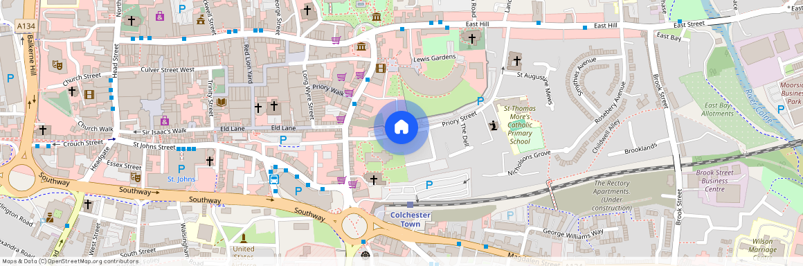 Priory Street, Colchester, Essex, CO1