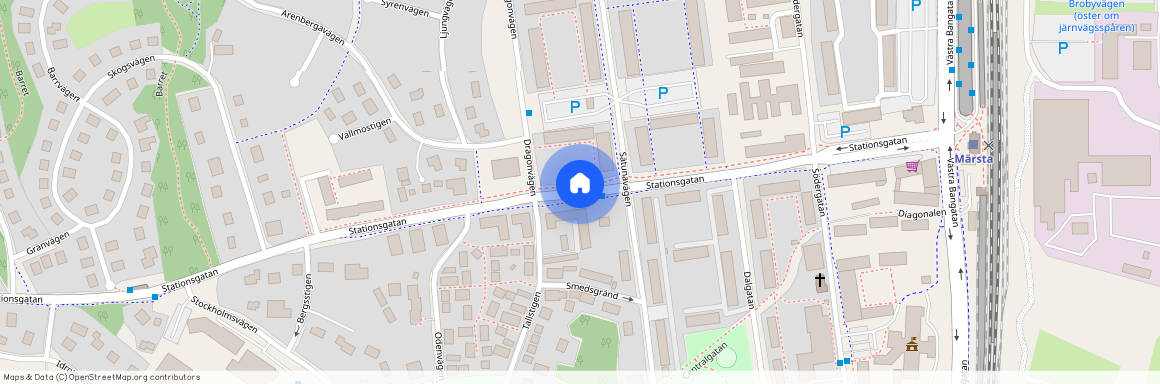 Stationsgatan, Märsta