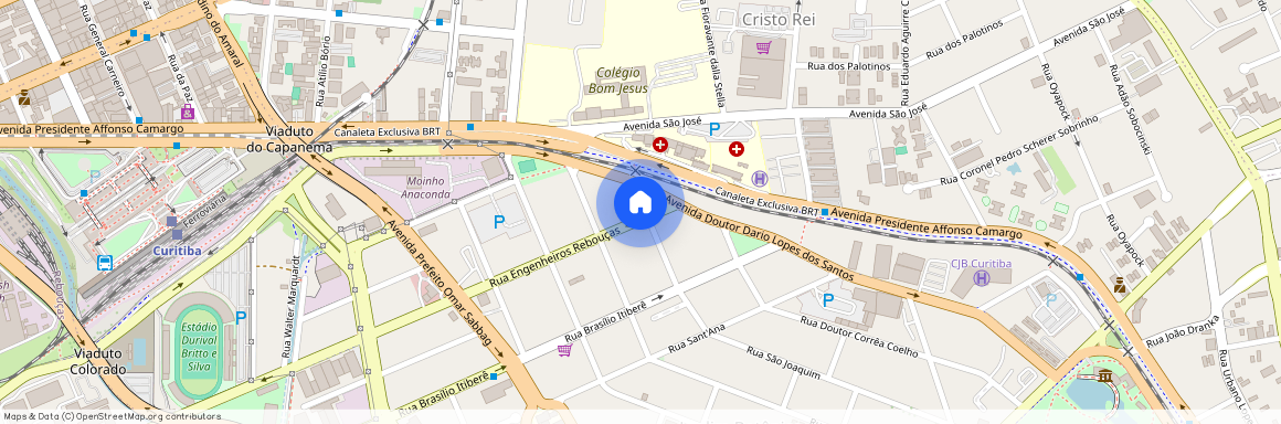 Rua Engenheiros Rebouças, 72, Jardim Botânico - Curitiba - PR